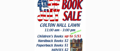 4th of July Book Sale
